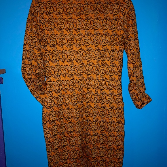 Unique Vintage Sparkly Wool Dress - Picture 4 of 7